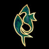 Seahorse Brooch, Don-Lin Brooch, Fish and Seahorse Brooch, Enamel Brooch, Gold Tone Brooch, Ocean Theme Brooch, Marine Life Brooch
