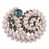 Sherman Opaque Pink Brooch