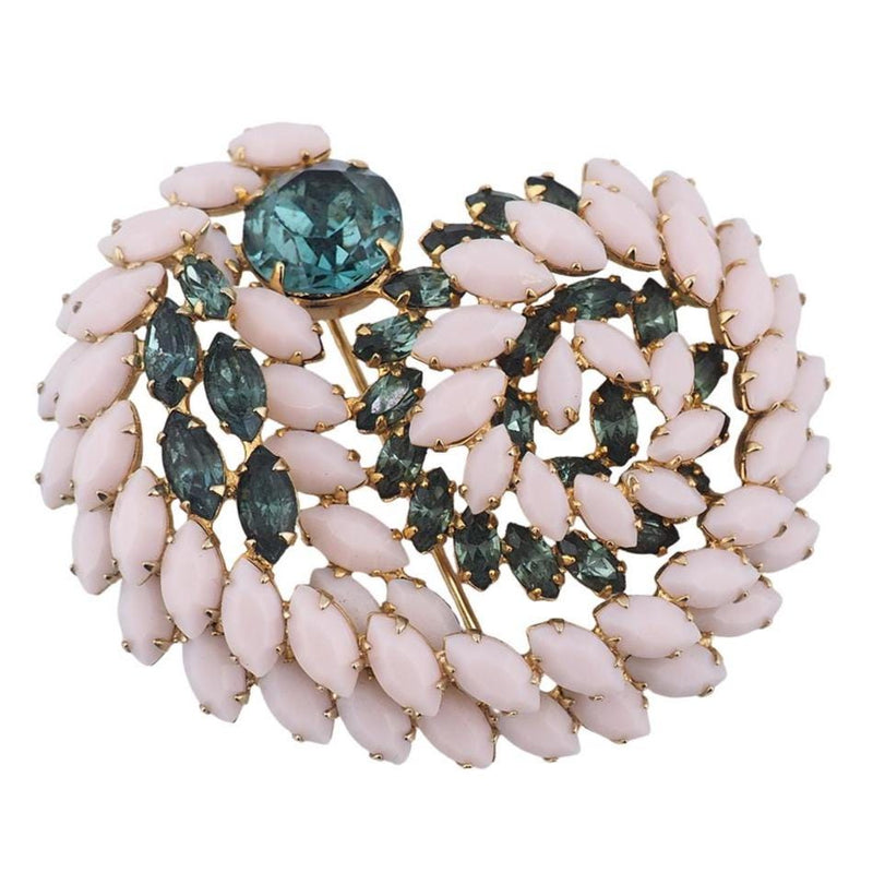 Sherman Opaque Pink Brooch