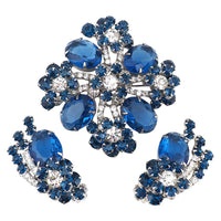 Rare Juliana Vintage Rhinestone Brooch Set