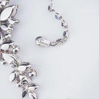 Vintage Sherman Purple Necklace and Earrings Set, Swarovski Aurora Borealis Crystals