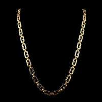 Givenchy G Link Necklace, Vintage Givenchy Necklace, Gold Plated Givenchy Chain, Signed Necklace, Designer Chain Necklace, Classic Chain