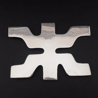 Vintage Dia Diodato Sterling Silver Figural Modernist Brooch Pendant Huge Abstract Mexican Designer Jewelry