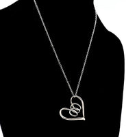 Birks Sterling Silver Heart Pendant Necklace – Canadian Olympic Figure Skater Joannie Rochette 18"