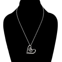 Birks Sterling Silver Heart Pendant Necklace – Canadian Olympic Figure Skater Joannie Rochette 18"