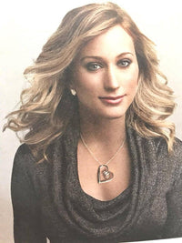 Birks Sterling Silver Heart Pendant Necklace – Canadian Olympic Figure Skater Joannie Rochette 18"
