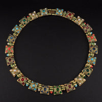 Rare Marcel Boucher Moghul Jewelry Necklace Earrings Set – Arts of Antiquity Indian Navagraha with Original Booklet