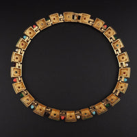 Rare Marcel Boucher Moghul Jewelry Necklace Earrings Set – Arts of Antiquity Indian Navagraha with Original Booklet