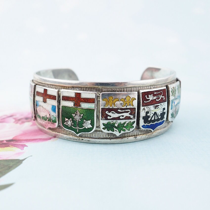 Bracelet armoiries provinciales canadiennes