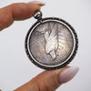 1924 Silver Liberty Peace Coin Pendant