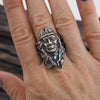 Sterling Silver Native Warrior Ring