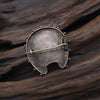 Victorian Silver Amitie Horseshoe Brooch