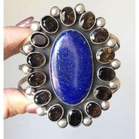 Chimney Butte Grand bracelet manchette en lapis-lazuli