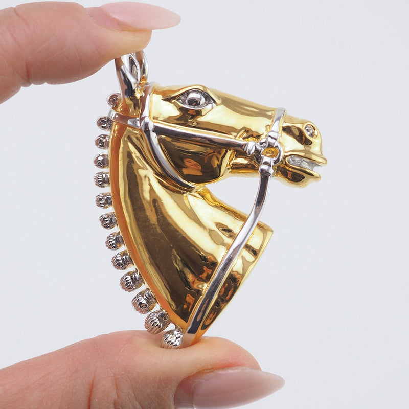 Broche tête de cheval majordome