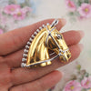 Broche tête de cheval majordome