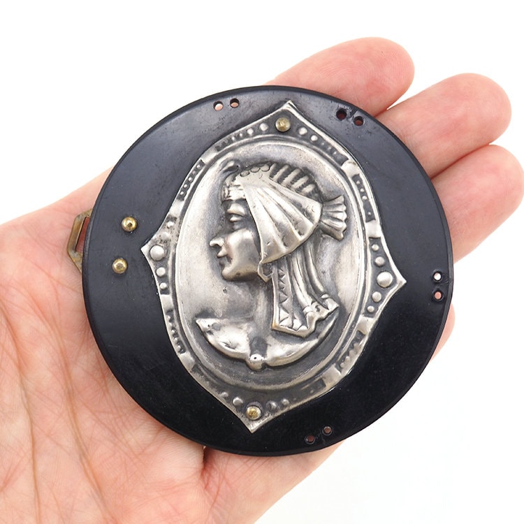 Art Deco Buckle, Cleopatra Buckle, Egyptian Revival, 1920s Buckle, Belt Buckle, Sash Buckle, Art Deco Jewelry, Vintage Buckle, Repurpose
