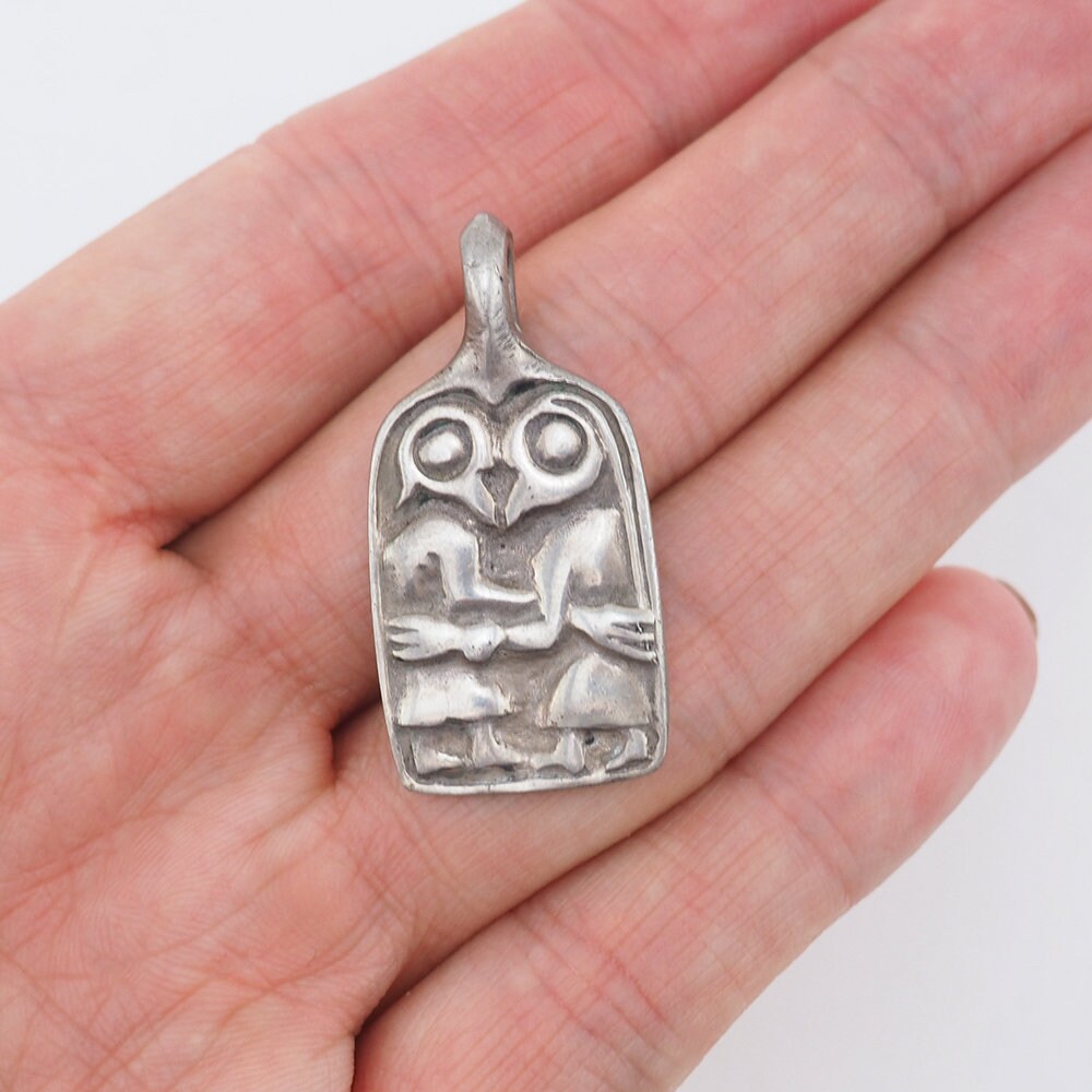Lautz Tana Kopi Iron Age Silver Love Pendant – Vintage Jewelry Girl