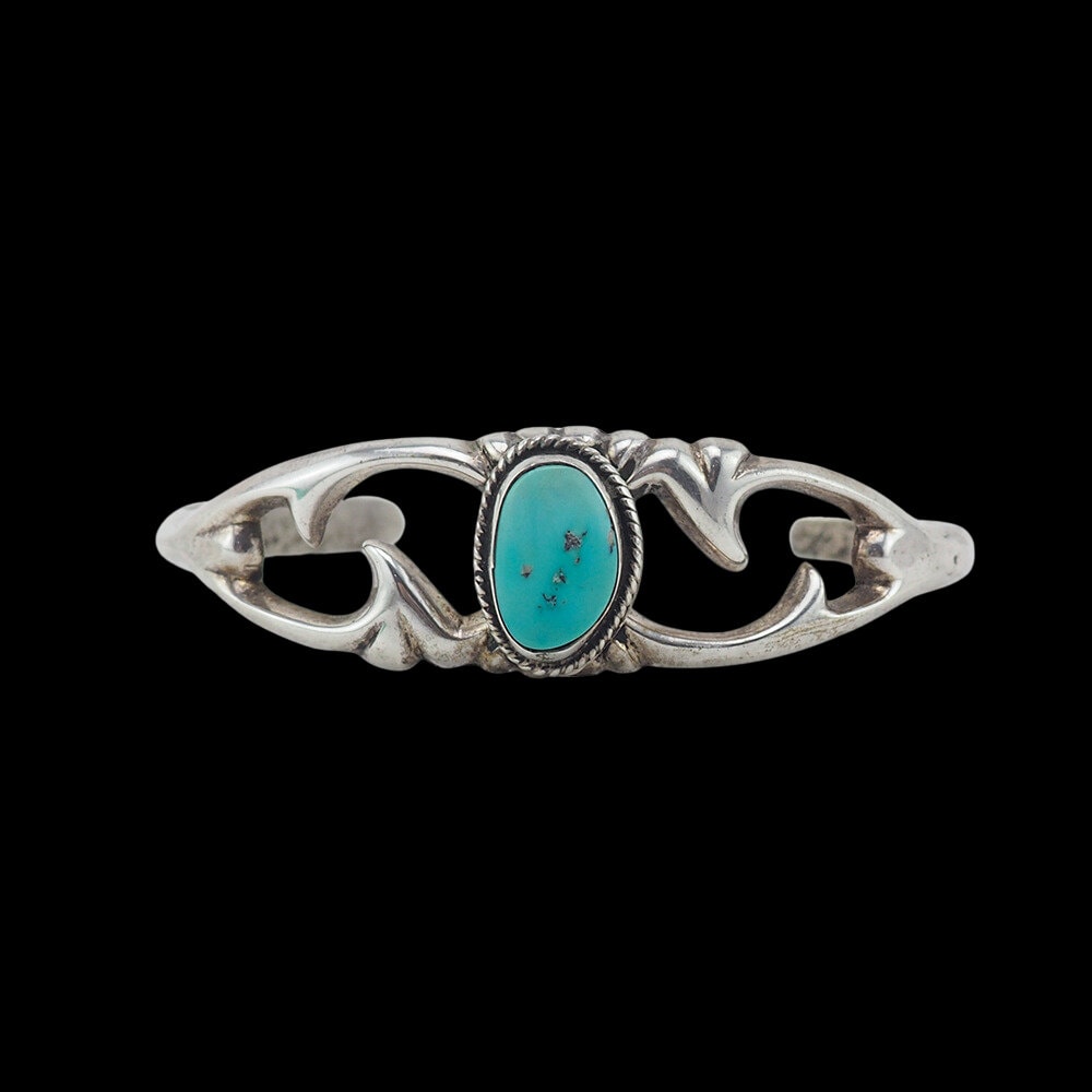Silver Cuff Bracelet, Turquoise Bracelet, Sand Cast Bracelet, Native American Bracelet, Cuff Bracelet, Silver Bracelet, Sterling Silver Cuff