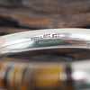 Mexican Bracelet, Tiger Eye Inlay, Mexico Silver Jewelry, Vintage Bracelet, Mexico 925, Silver Inlay, Bangle Bracelet, Silver Bangle